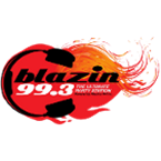Blazin 99.3 logo