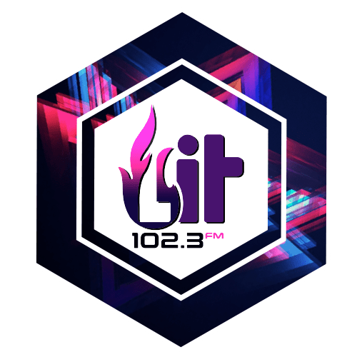 LIT 102.3FM logo