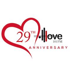 Love 101.1 FM logo